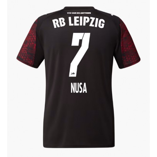RB Leipzig Antonio Nusa #7 Replika Tredje Tröja 2025-26 Kortärmad